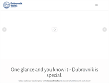 Tablet Screenshot of dubrovnikwalks.com